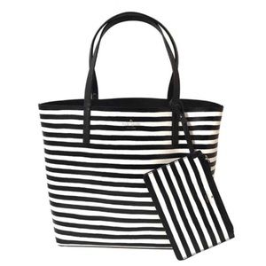 Kate ♠️ Spade Leather Tote and Wristlet Set